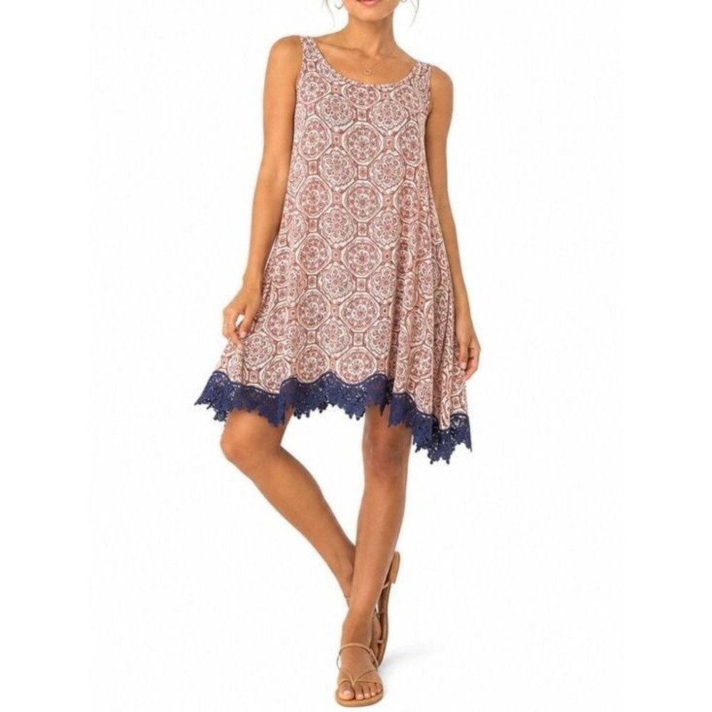 Gameday Girl Stuff Tunic Womens S Orange White Paisley Clemson Tigers Sharkbite